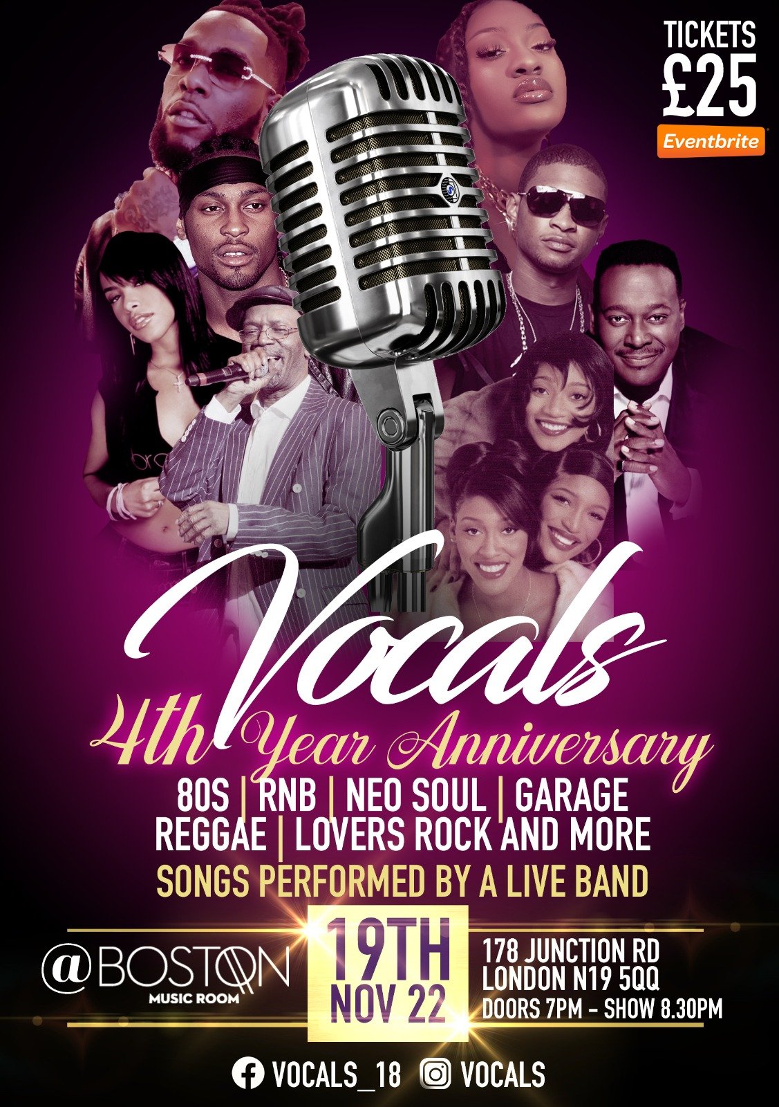 Vocals - 4 Year Anniversary